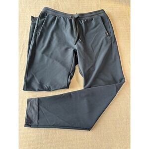 UNRL Apex Pants Mens Large Dark Blue Slate Tapered Athletic Golf Joggers L